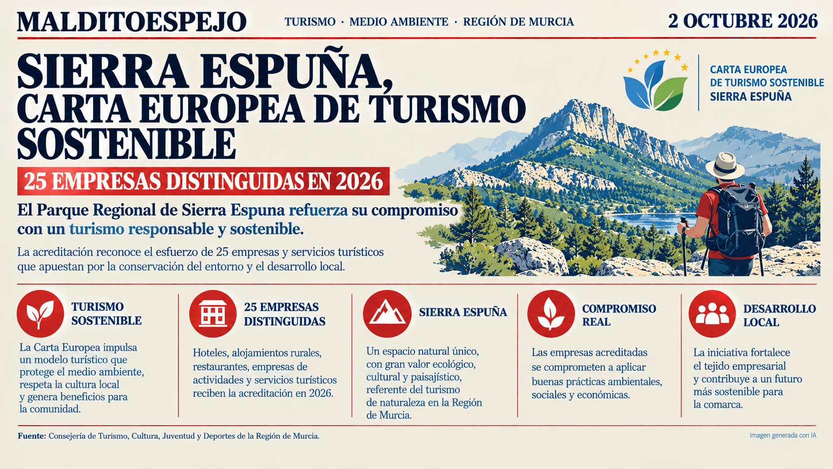 Sierra Espuña suma nuevas empresas a su modelo de turismo sostenible