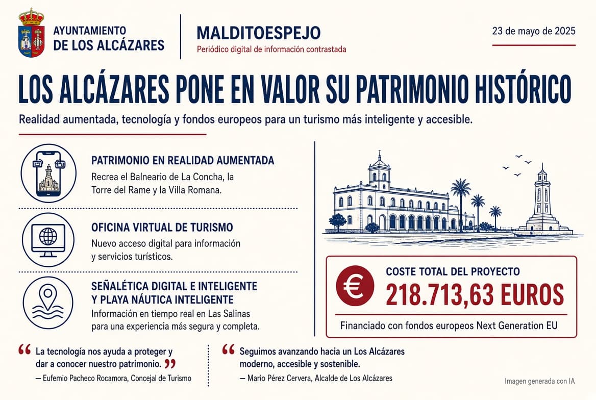 Los Alcázares pone en valor su patrimonio histórico con realidad aumentada