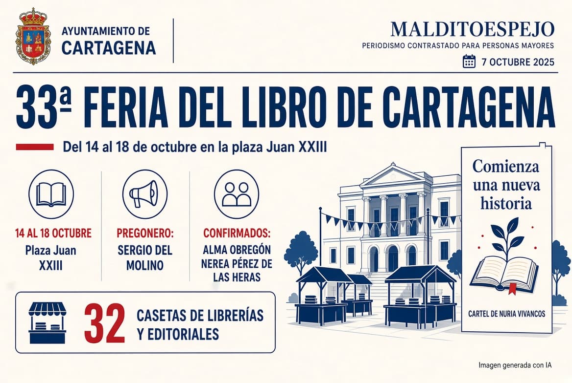 Sergio del Molino será el pregonero de la 33ª Feria del Libro de Cartagena