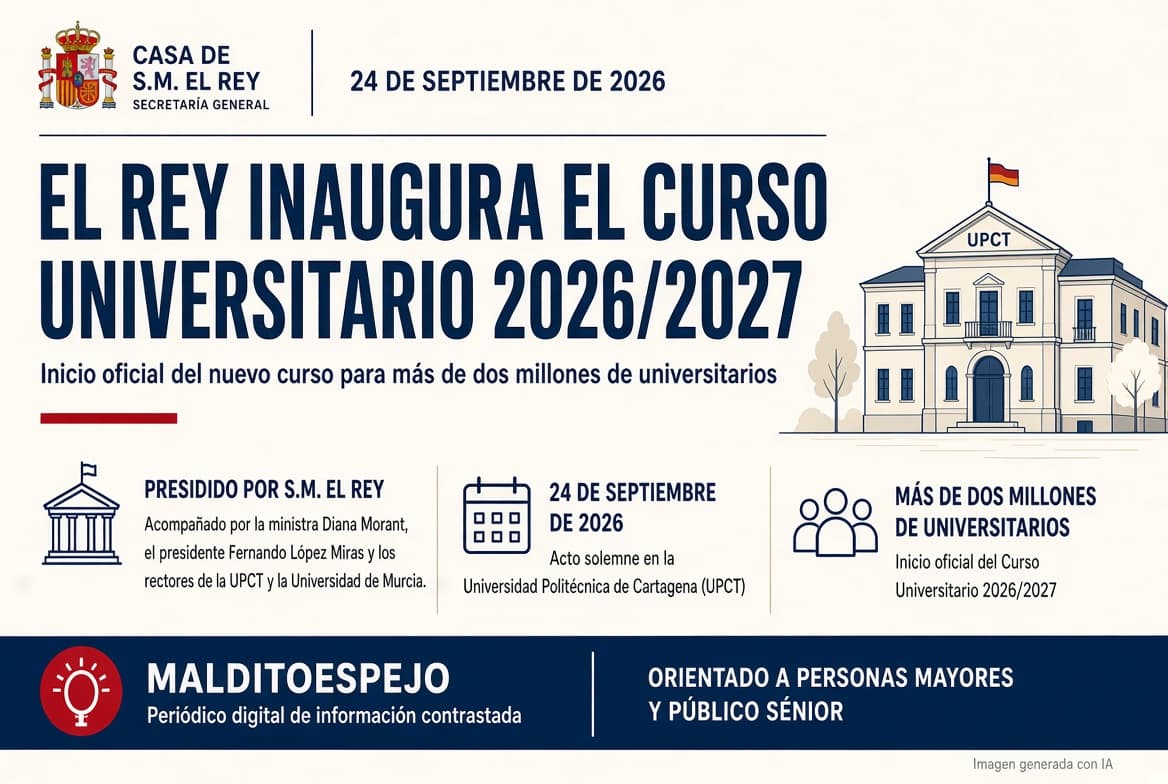 El Rey inaugura el Curso Universitario 2026/2027 en la UPCT de Cartagena