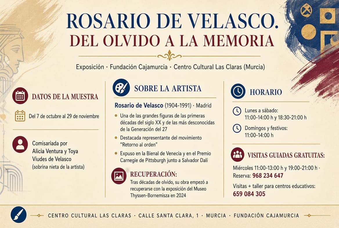 Rosario de Velasco. Del olvido a la memoria, en Las Claras