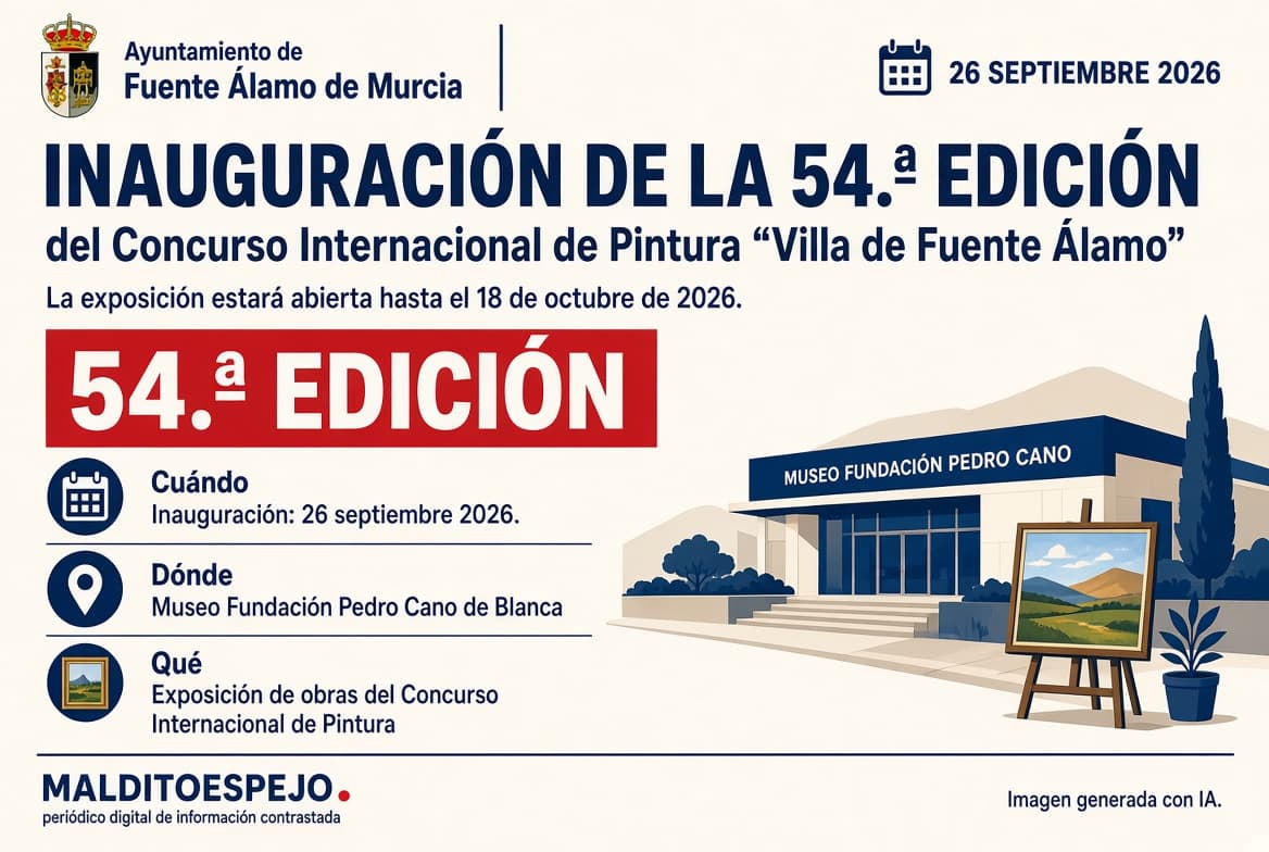 El Concurso de Pintura «Villa de Fuente Álamo» se expone en Blanca hasta el 18 de octubre