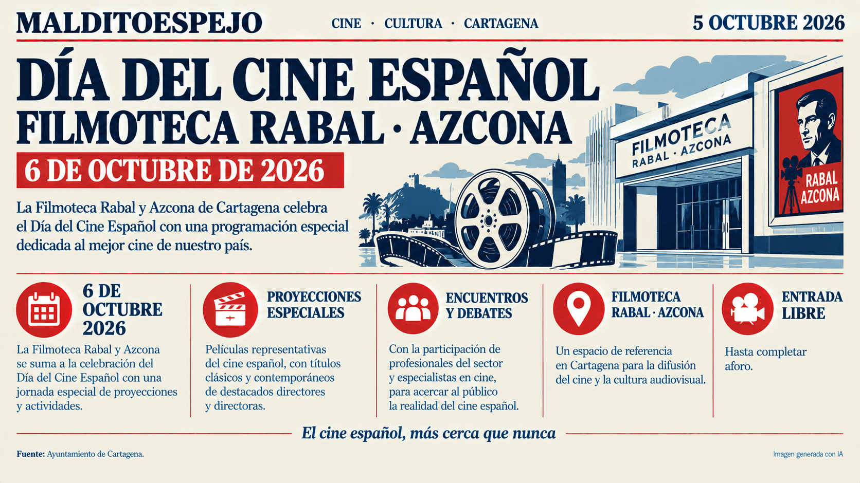 La Filmoteca celebra el Día del Cine Español con homenaje a Rabal y Azcona