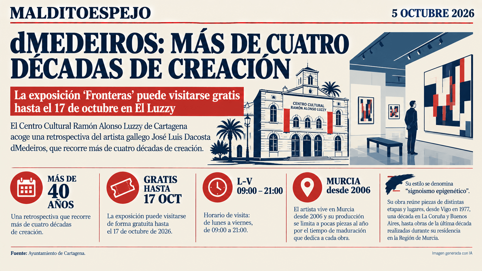 dMedeiros muestra en El Luzzy una retrospectiva de más de cuatro décadas