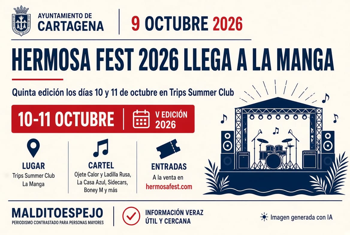 Hermosa Fest 2026 se celebra este fin de semana en La Manga con Ojete Calor y Ladilla Rusa