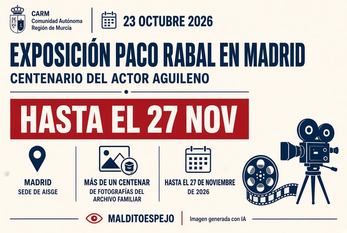Cultura homenajea a Francisco Rabal en Madrid con la exposición ‘Paco Rabal. Huella y memoria’